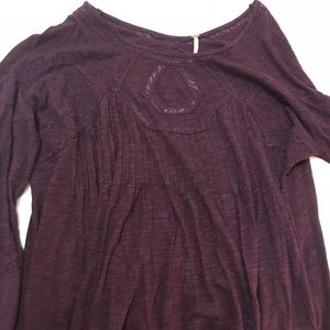 Free People Purple Tunic